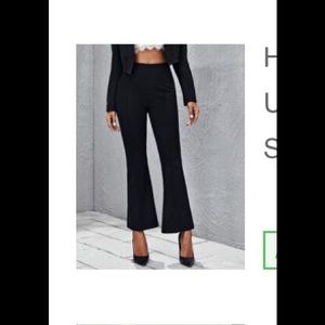 High waist flare pant